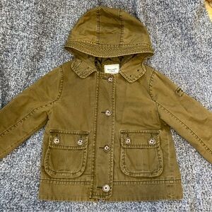 Boys Abercrombie Fitch spring / fall jacket green size medium